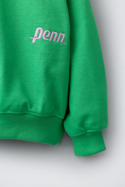 SUDADERA TEXTO PENN  / Verde - Zara фото 3