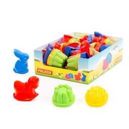 Формочки, 2 шт + формочки (заяц + лошадка) (дисплей) - Полесье фото 2