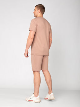 Костюм мужской кулирка с лайкрой ЛУКАС КОФЕ - Domtrik фото 2