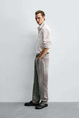 JEANS STRAIGHT FIT / Gris - Zara фото 4