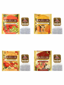 Коллекция Волшебные фрукты / Ассорти 40 / (71560 ) черн. саше (4 вида по 10 шт) / (BASILUR)