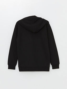 Kap??onlu Erkek ?ocuk Fermuarl? Sweatshirt - Waikiki фото 3