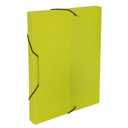 Expert Complete Короб архивный пластиковый 30 мм 1 шт. PRISMA NEON A4 эффект 3D желтый ЕС240400009