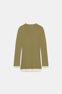 DOUBLE SUPIMA® COTTON T-SHIRT - Zara фото 6