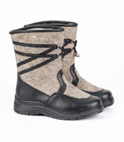 Сапоги унты женские войлочные Вьюга, литая подошва