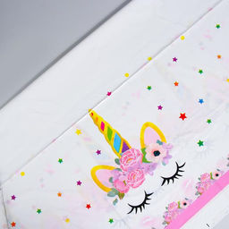 Набор посуды С днём рождения, единорожка, цвет розовый - Страна карнавалия фото 6