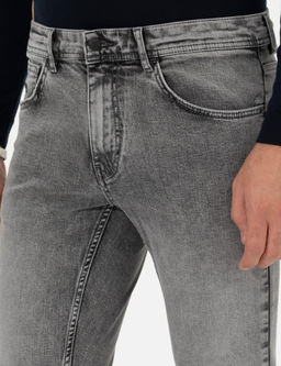 Синие джинсовые брюки зауженного кроя Real - Cacharel фото 6