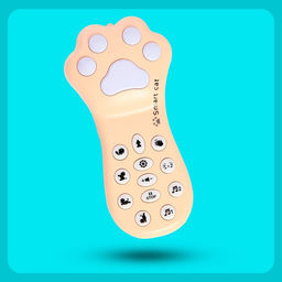 Робот кот Пультовод ZHORYA, на пульте управления, интерактивный: сенсорный, звук, свет, на батарейках, на русском языке, розовый - Simaland фото 9