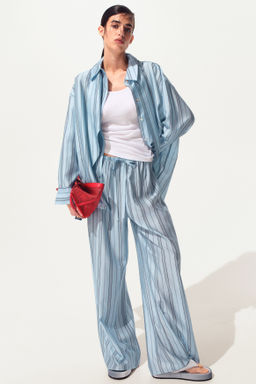 Wide drawstring trousers - H&m фото 4