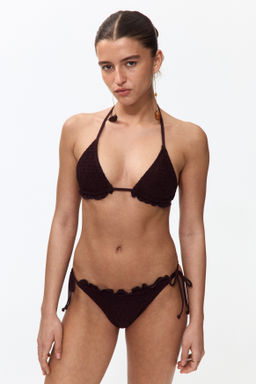 Top de bikini triangular con relleno - H&m фото 4