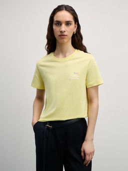 Футболка прямого кроя с принтом / Zarina