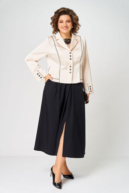 Костюм Aira Style 24134 молочно-черный