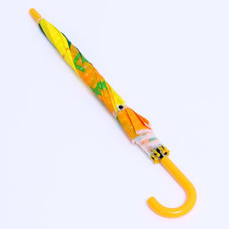 Зонт - трость детский «Ананас», полуавтоматический, 8 спиц, d=84 см, R=42 см