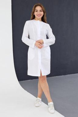 Халат женский 154 ТСД. Цвет: белый - Стильб фото 6