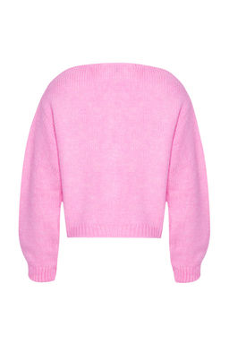 Pudra Gul Detayl? Triko Yumusak Dokulu H?rka TWOAW25HI00242