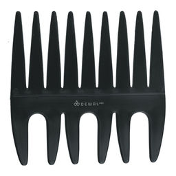 Dewal Гребень моделирующий двусторонний, чёрный, 8,5 см  фото 2