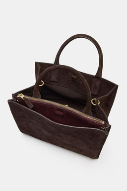 LEATHER CITY BAG - Zara фото 6