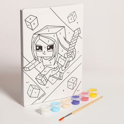 Картина по номерам для детей «Смелая девочка», 21×15 см