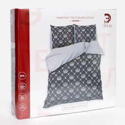 Постельное бельё Этель дуэт Crown 143х215 см - 2 шт, 240*220 см, 70х70 см -2 шт, бязь фото 7