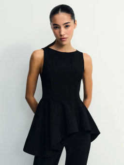 Топ с асимметричной баской / Zarina