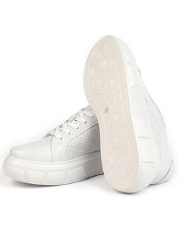 05-PDE35-3 GRAY Кроссовки женские (натуральная кожа)