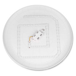 ULI-Q109 55W/3000K+4000K+6500K/R45 WHITE Светильник светодиодный накладной. Теплый свет(3000K)+Белый свет(4000K)+Дневной свет(6500K). Диаметр 450мм. IP40. Корпус белый. ТМ Volpe