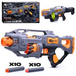 Бластер "Профессионал" с мягкими пулями, в коробке