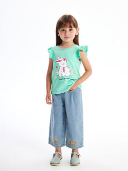 Beli Lastikli Nak??l? K?z Bebek Jean Pantolon