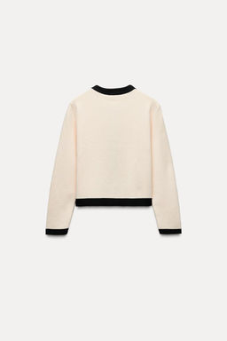 KNIT JACKET WITH GOLD BUTTONS - Zara фото 10