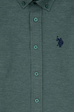 Erkek _ocuk Koyu Ye_il Uzun Kollu Basic G_mlek Sepette S_rpriz _ndirim - U.s. polo assn фото 3