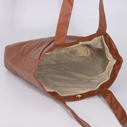 Сумка-шопер на магните, цвет коричневый - Simaland фото 5