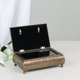 Шкатулка музыкальная / 63311B /уп 36/пластик - Галеонтрейд фото 4