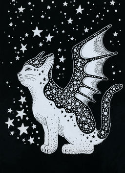 Hobbius GHPB-06 Набор для творчества Гравюра-блокнот 14 x 20 см Космический кот  фото 3