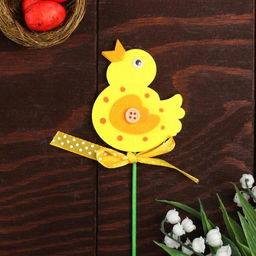 Цена за 12 шт. Топпер-декор «Цыплёнок»