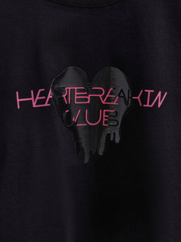 CONTE LD 2715 Укороченная футболка из хлопка с рисунком black-heart - Conte elegant фото 3