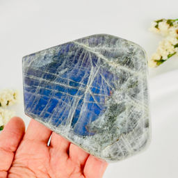 Срез (экран) из камня Лабрадор полированный - Радуга самоцветов фото 3