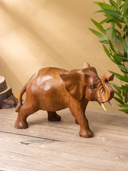 Сувенир «Слон», 33×16×22 см, дерево суар, коричневый