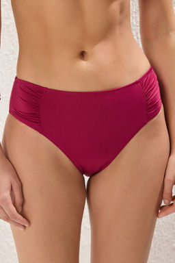 TRENDYOLMILLA Siyah Drapeli Yuksek Bel Hipster Bikini Alt? TBESS24BA00139 фото 3