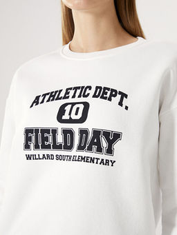 Bisiklet Yaka Kad?n Sweatshirt