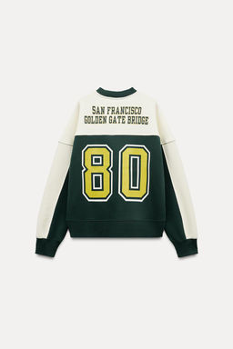 SAN FRANCISCO VARSITY SWEATSHIRT - Zara фото 6