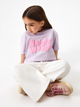 ACOOLA / Футболка детская для девочек Liamin фиолетовый  фото 4