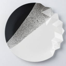 Тарелка плоская керамическая Снежные горы, d=27 см - Дорого внимание фото 2