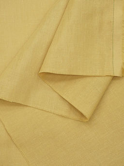 Муслин Премиум двухслойный гладкий цв.Винтажно-горчичный, ш.2.5м, хлопок-100%, 120гр/м.кв - Купава фото 5