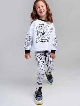 12542017 Брюки для девочек (легинсы), 2 пары в комплекте - Playtoday фото 2