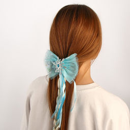 Коса на зажиме Снежная принцесса, 50 см - Simaland фото 7