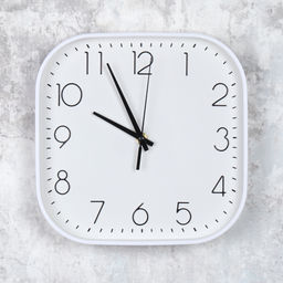 Часы настенные 25 см белые / Y8025T6-3 /уп 40/ - ГалеонТрейд фото 3