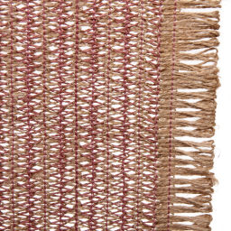 Цена за 2 шт. Салфетка на стол 30*45см "Бохо" плетеная розовая