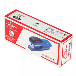 Степлер №24/6 и №26/6 до 20 листов, 12,7х3,4х5,8см, цвета в ассортименте: синий; светло-серый; черный, в цветной коробке (Китай)