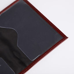 Обложка для паспорта, бордовая