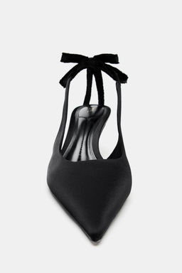 SLINGBACK HEELS WITH BOW